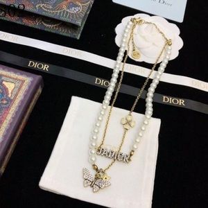 Honey chain double layer necklace ZP brass material personalized fashion